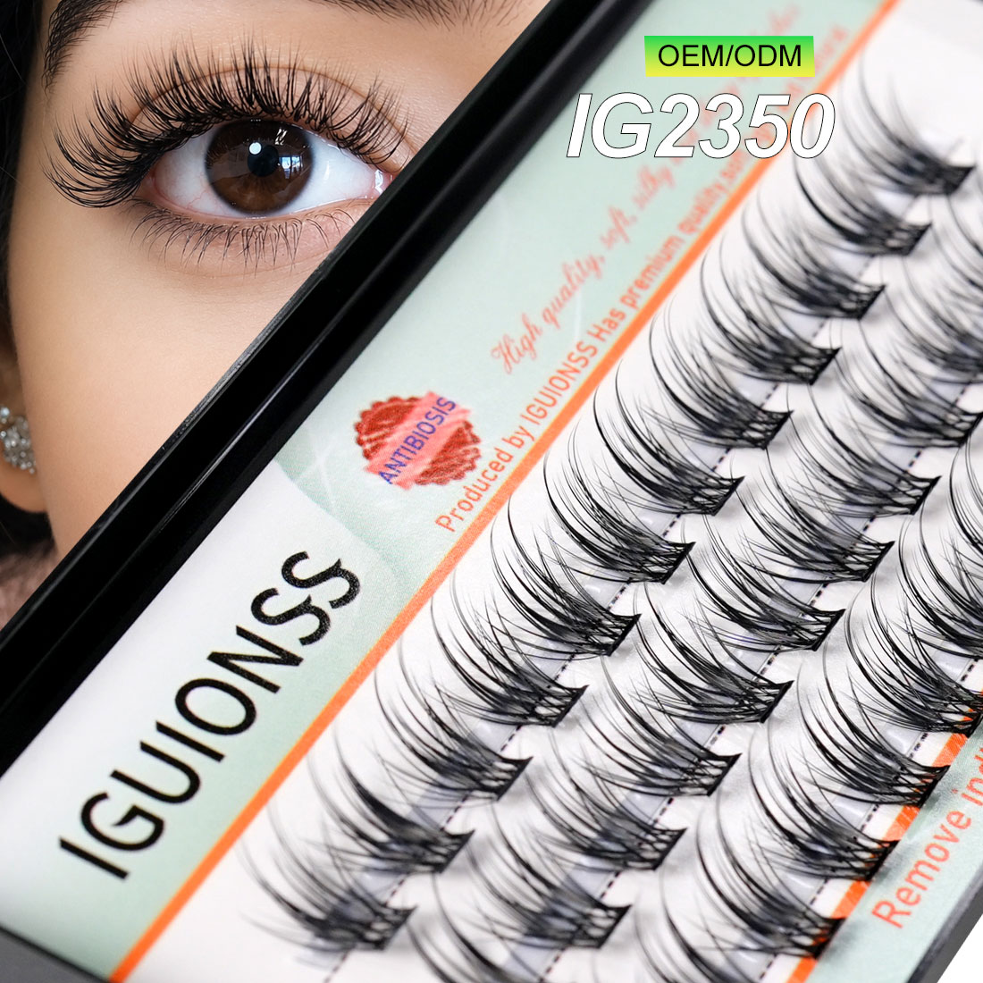 Eyelash Extension Human Hair - OEM ODM Lash Clusters DIY Individual