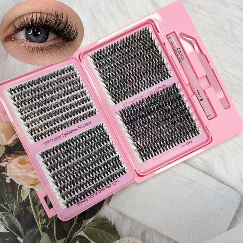 Eyelash Extension Look - New Thick Long False Eyelashes Natural