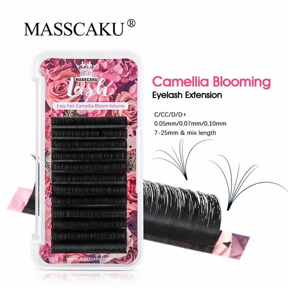 MASSCAKU Easy Fanning Volume M - Eyelash Extension Human Hair review and price