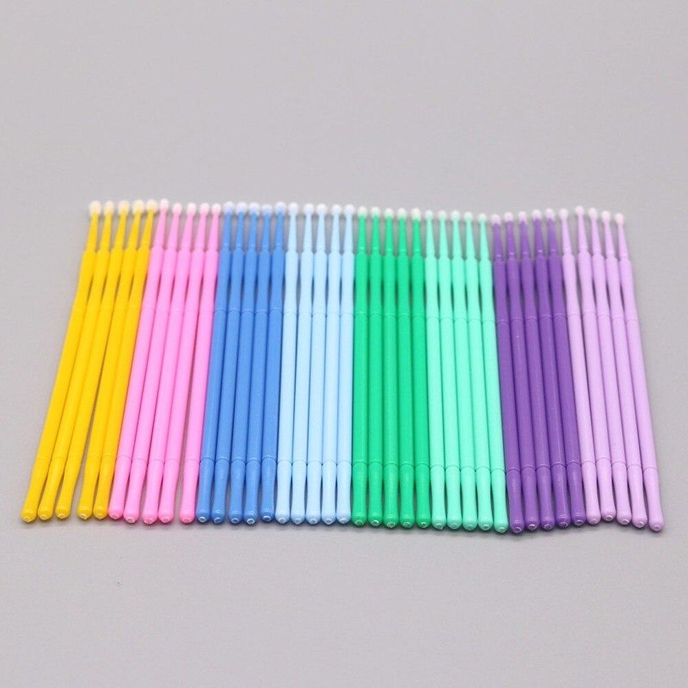 100pcs/lot Micro Brushes Make  - Eyelash Extension Look review and price
