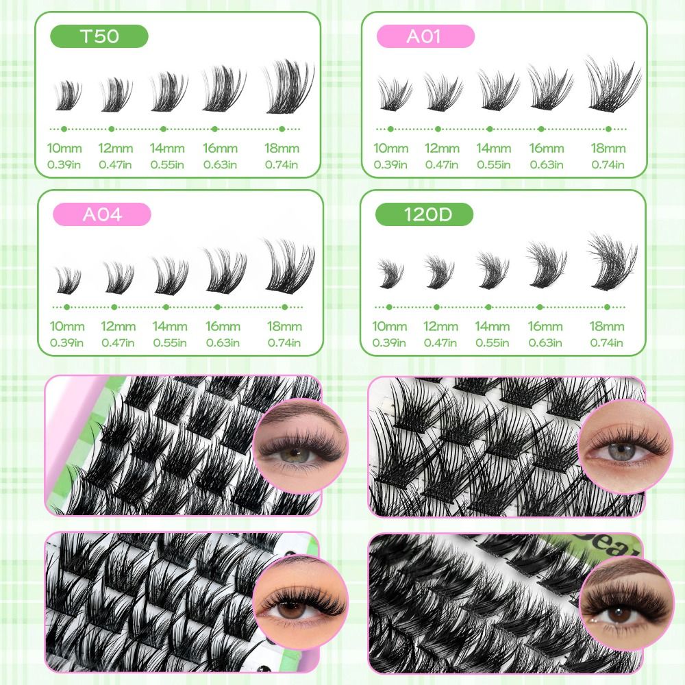 Natural Look False Eyelashes B - Eyelash Extension Look review and price