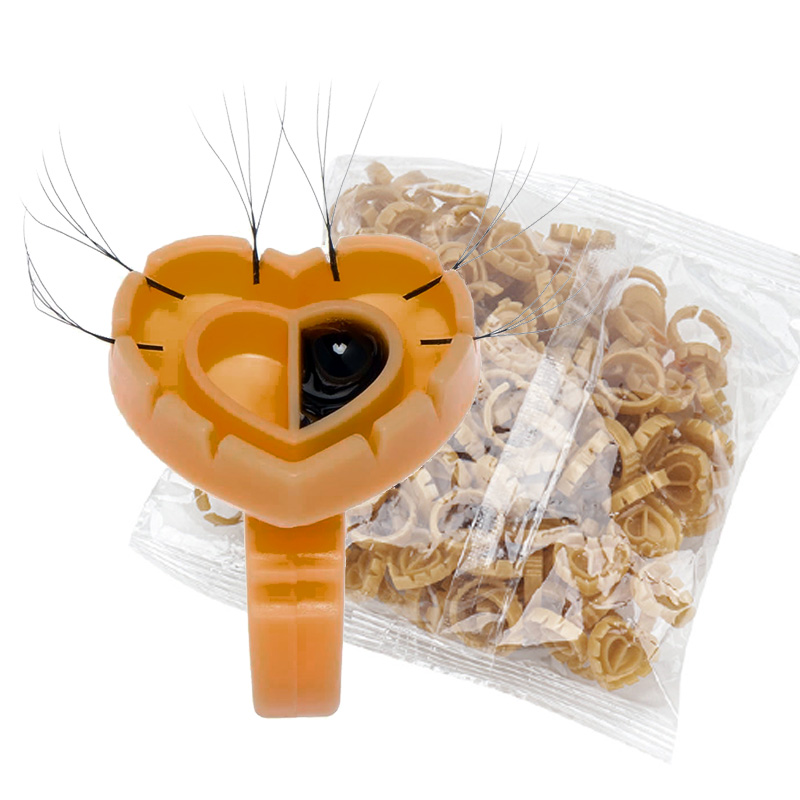 500PCS Glue Rings for Lash Ext - Eyelash Extension Look review and price