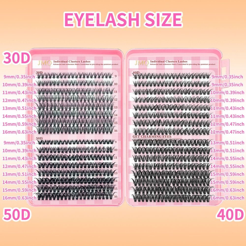 9-16mm Length False Eyelashes  - Eyelash Extension Look review and price
