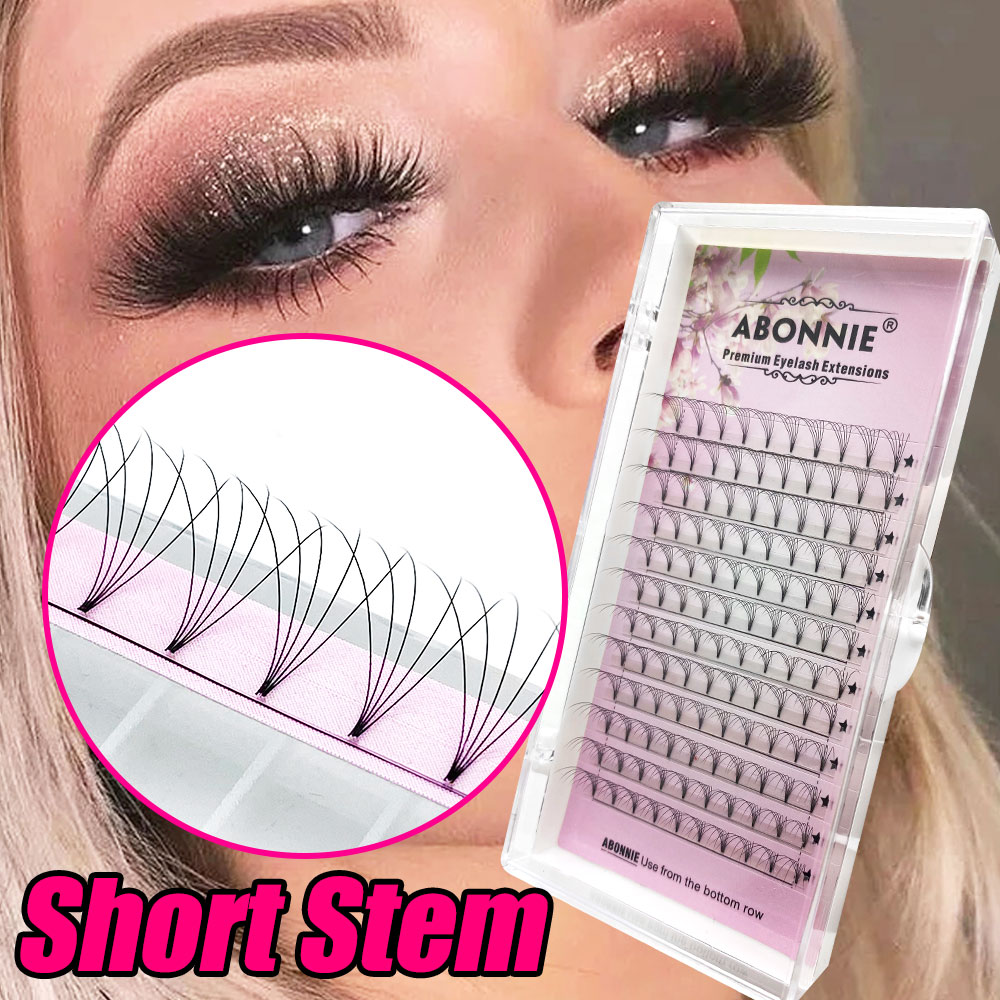 ABONNIE Velvet Short Stem Russ - Eyelash Extension Russian review and price