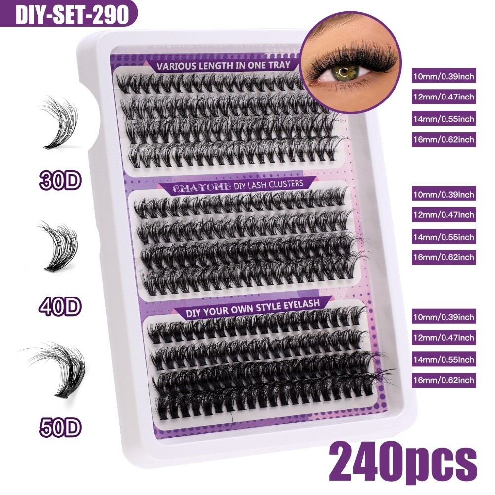 Natural Look False Eyelashes W - Eyelash Extension Look review and price