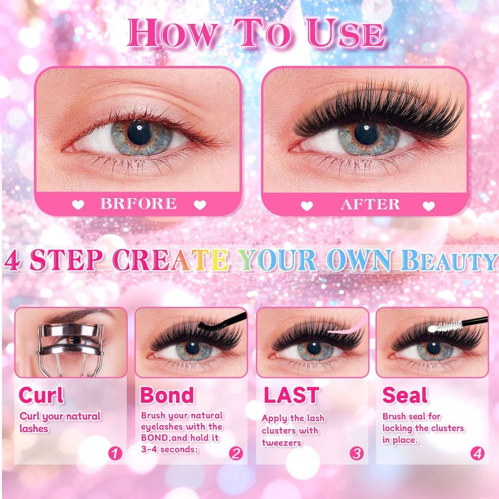 Natural Look False Eyelashes W - Eyelash Extension Look review and price