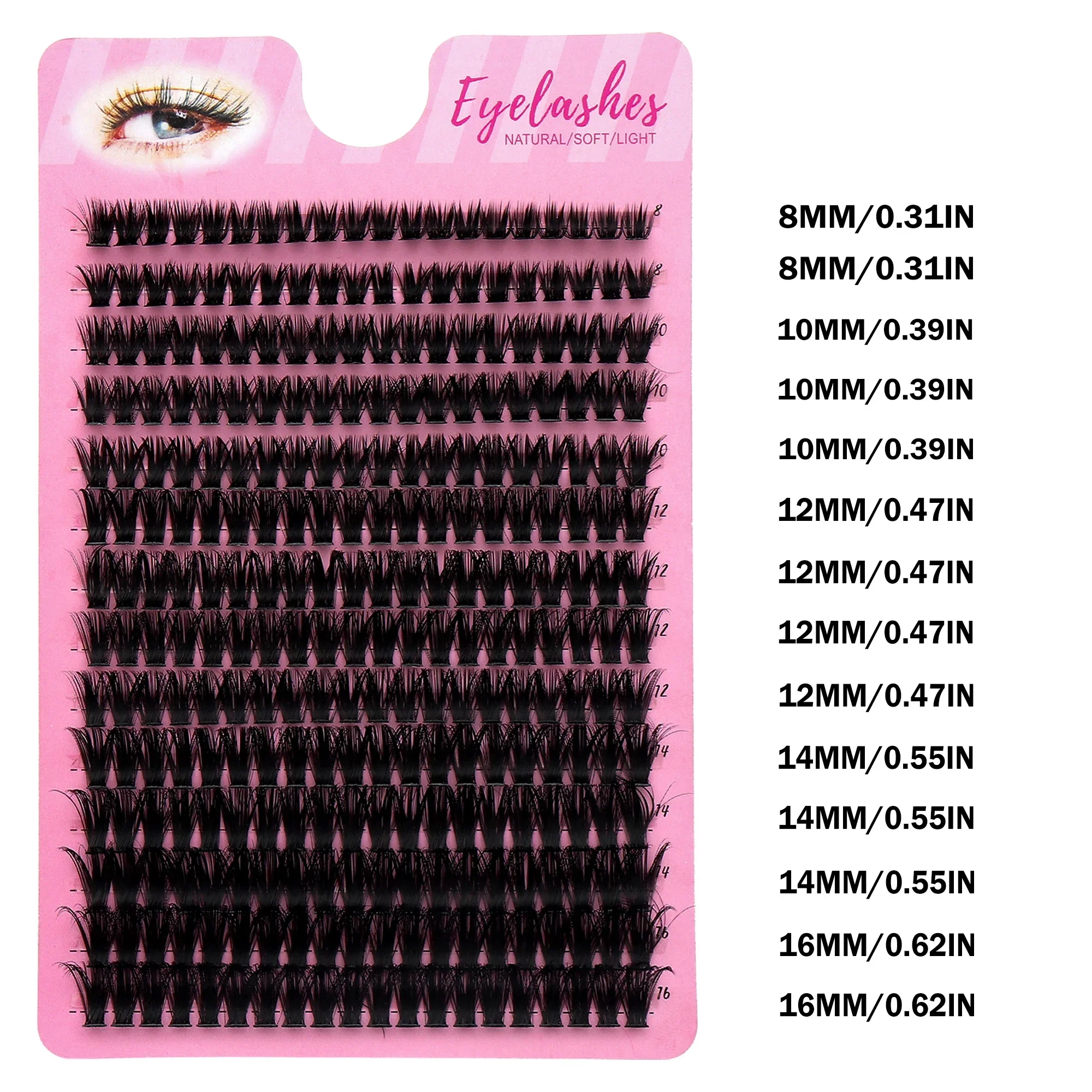 Russian Volume Cluster Lashes  - Eyelash Extension Russian review and price