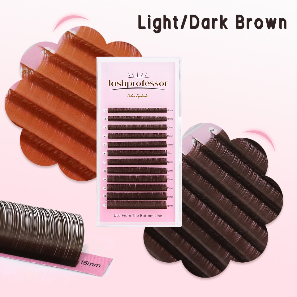 Dark Brown Eyelash Extension 0 - Eyelash Extension Russian review and price