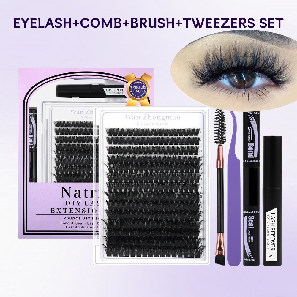 8-18mm Length False Eyelashes  - Eyelash Extension Look review and price