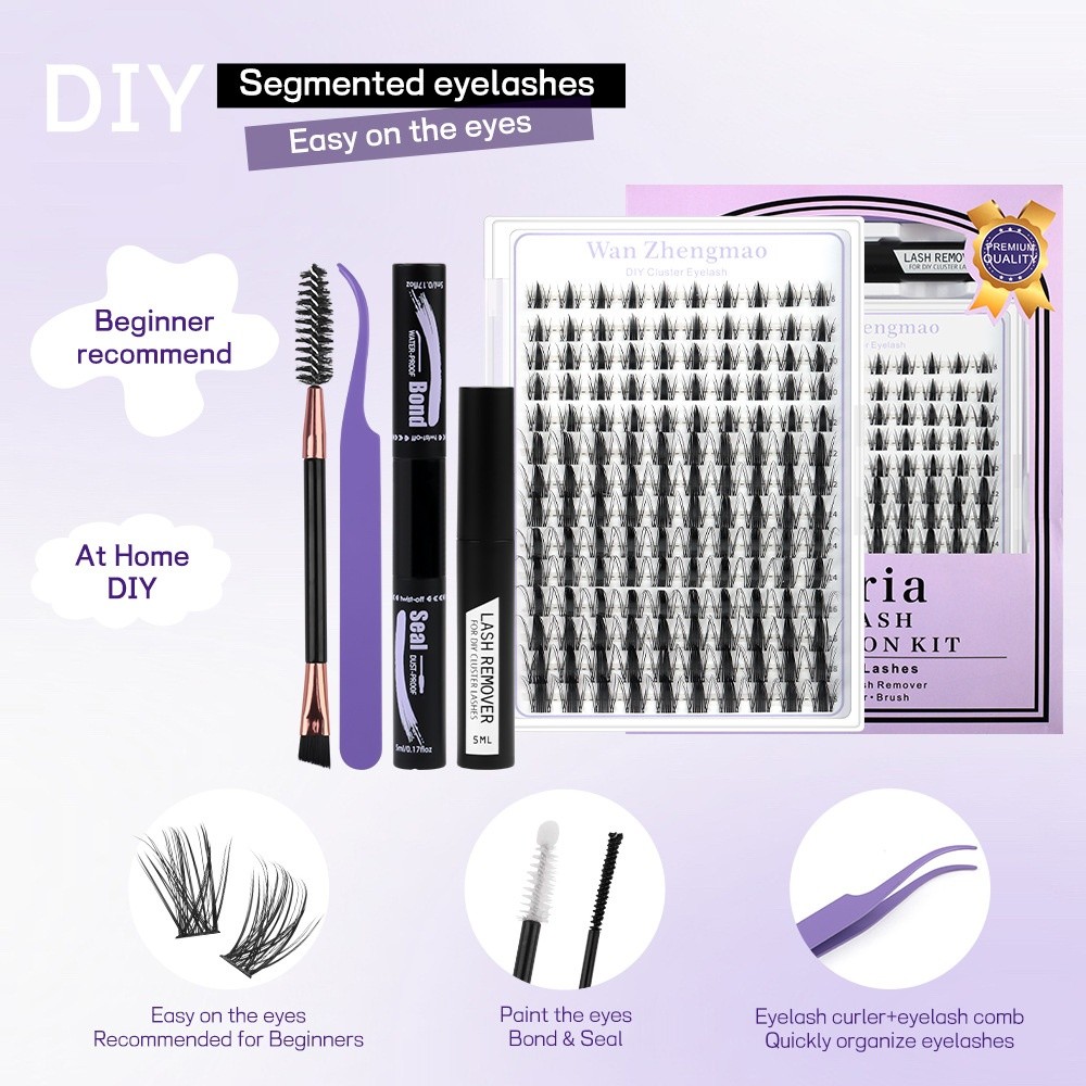 8-18mm Length False Eyelashes  - Eyelash Extension Look review and price