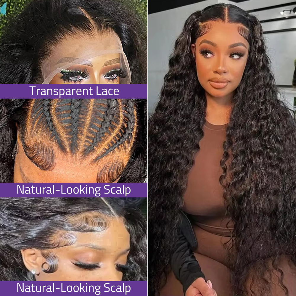 Deep Wave 13x6 HD Lace Frontal - Eyelash Extension Natural Look review and price