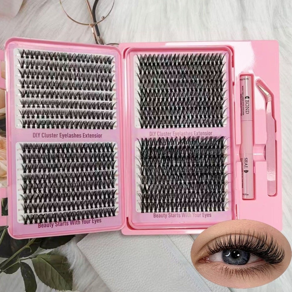 New Thick Long False Eyelashes - Eyelash Extension Look review and price